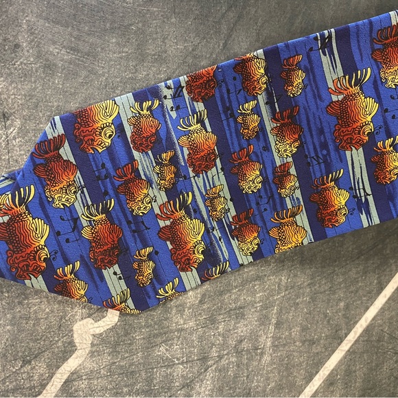 J. Garcia Tie - Fish Design - Not for Resale - Picture 2 of 4